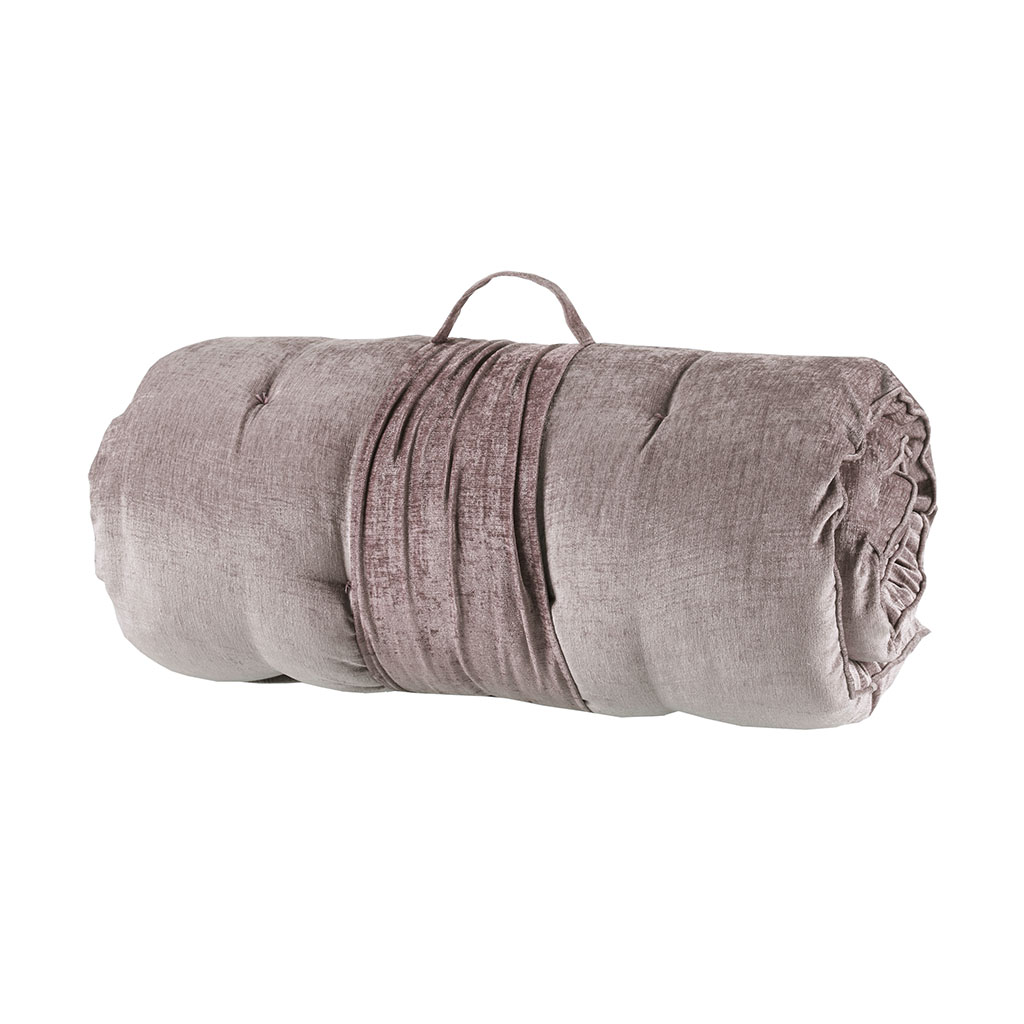 Intelligent Design Poly Chenille Lounge Floor Portable Pillow Cushion 27" x 74" - Picture 21 of 22