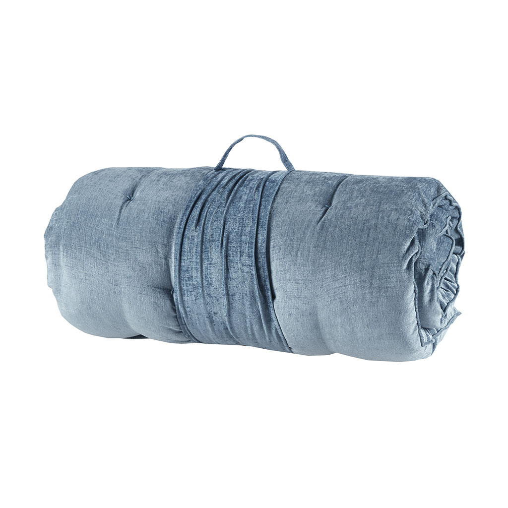 Intelligent Design Poly Chenille Lounge Floor Portable Pillow Cushion 27" x 74" - Picture 14 of 22