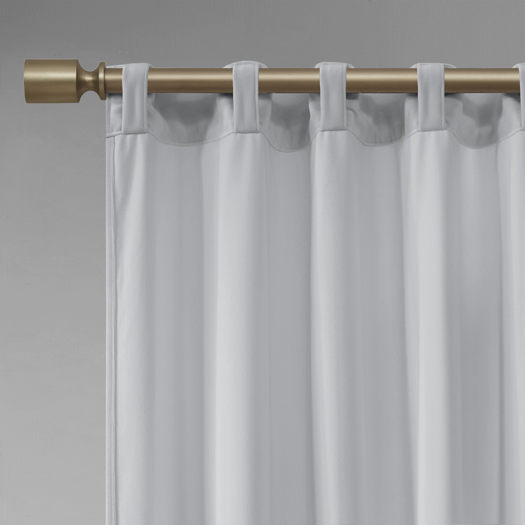 510 Design Colt Room Darkening Poly Velvet Rod Pocket/Back Tab Curtain Panel - Picture 20 of 53