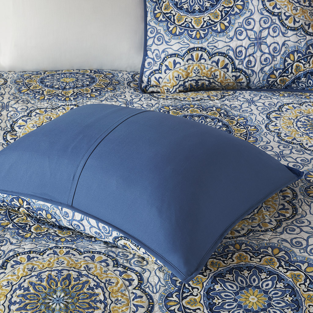Juego de edredón reversible Madison Park Tánger de 6 piezas con almohadas - Imagen 10 de 25