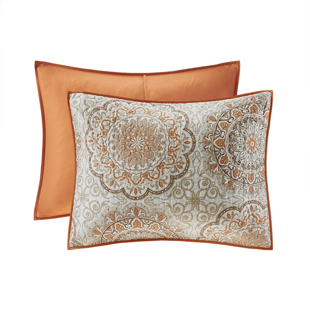 Juego de edredón reversible Madison Park Tánger de 6 piezas con almohadas - Imagen 18 de 25