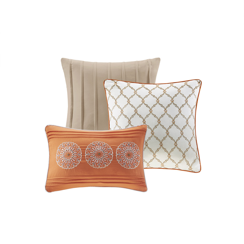 Juego de edredón reversible Madison Park Tánger de 6 piezas con almohadas - Imagen 17 de 25