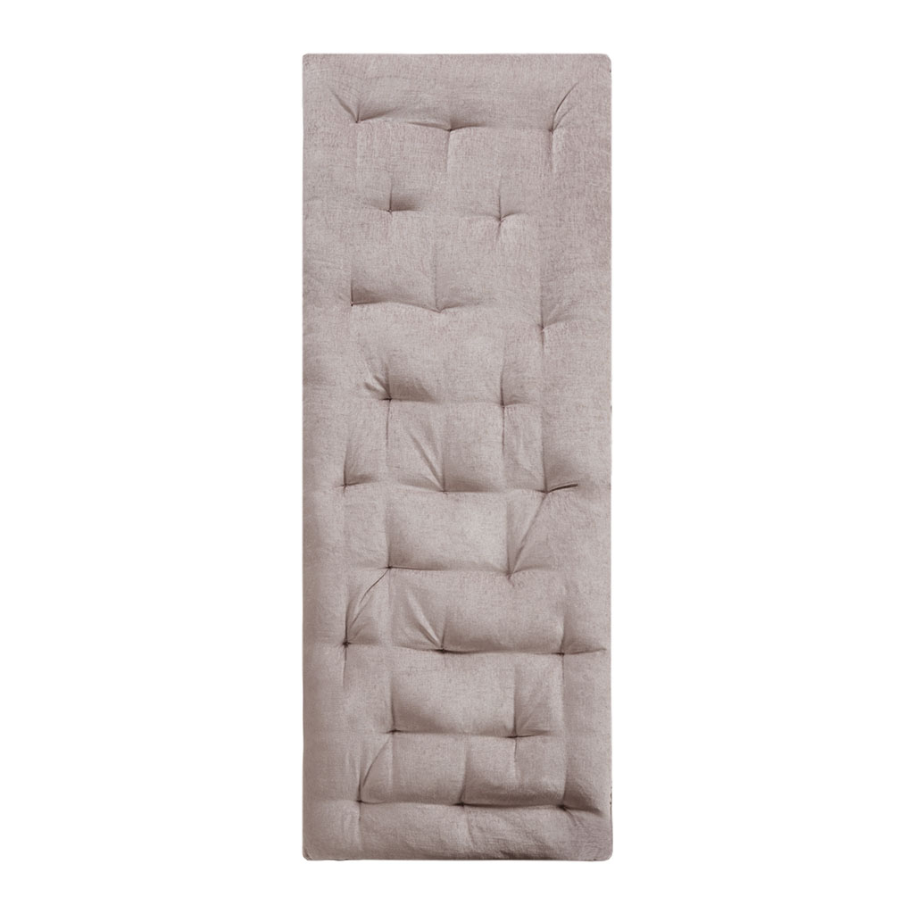 Intelligent Design Poly Chenille Lounge Floor Portable Pillow Cushion 27" x 74" - Picture 17 of 22