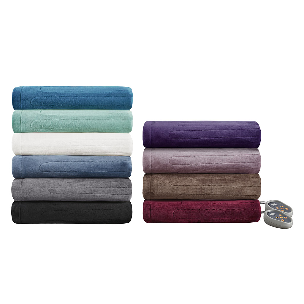 Beautyrest Plush Heated Blanket in Twin, Full, Queen, and  King Size
