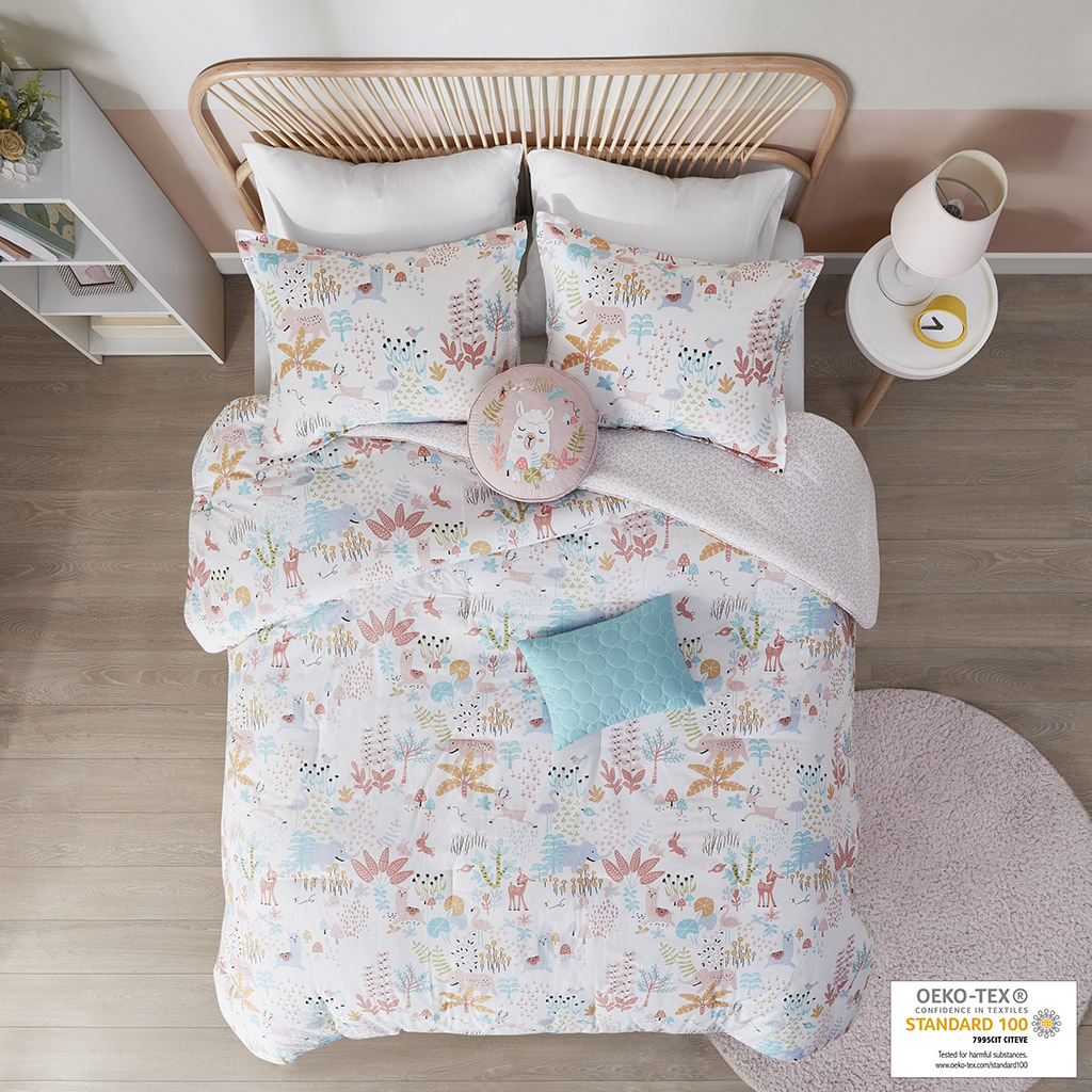 Cotton Reversible Comforter Set 