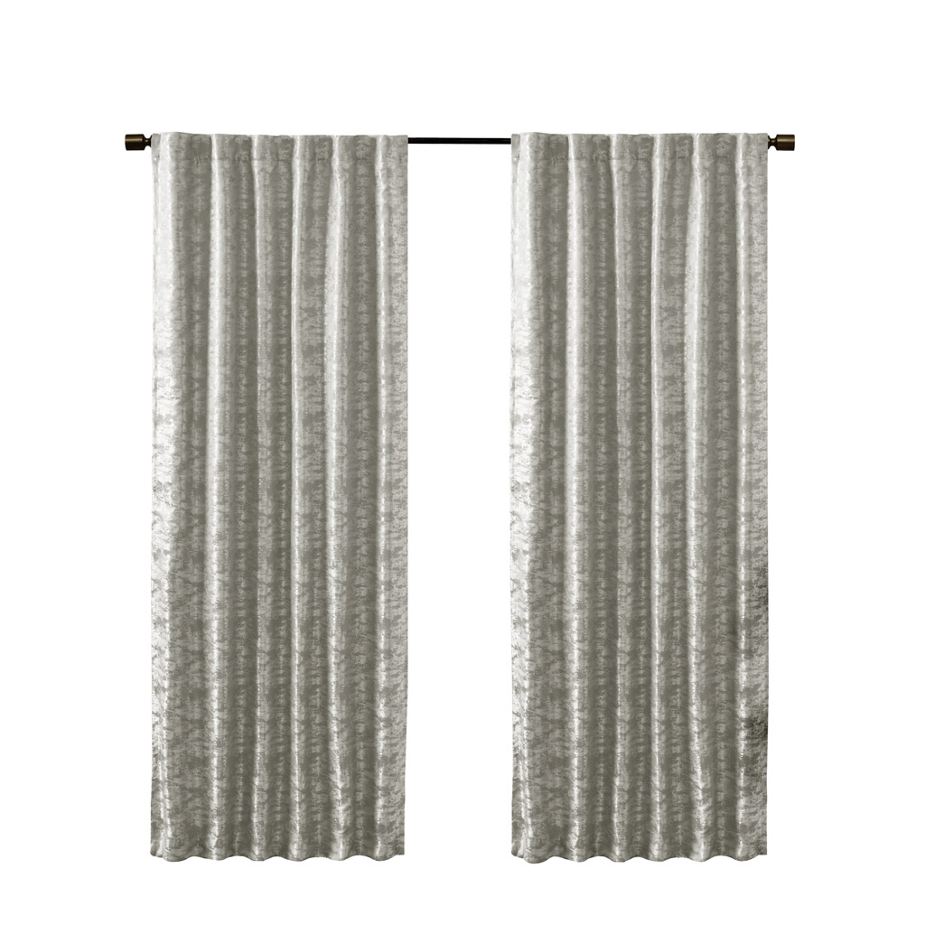 Fashion Jacquard Dual Face Lined Total Blackout Rod Pocket/Back Tab Window Panel - Picture 21 of 25
