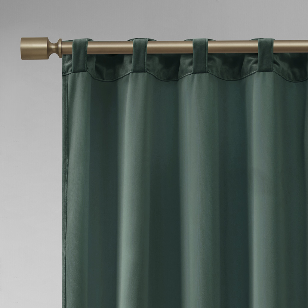 510 Design Colt Room Darkening Poly Velvet Rod Pocket/Back Tab Curtain Panel - Picture 48 of 53