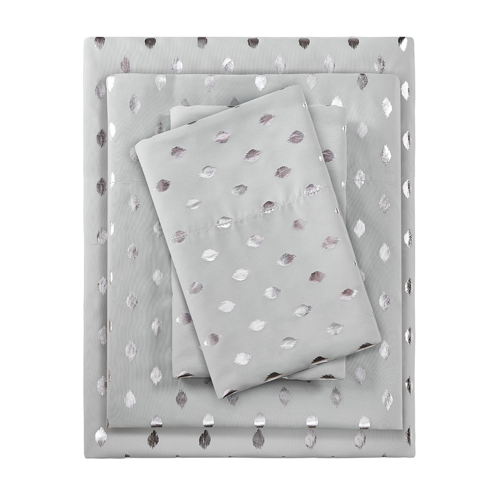 Intelligent Design Metallic Dot Printed Sheet Set eBay