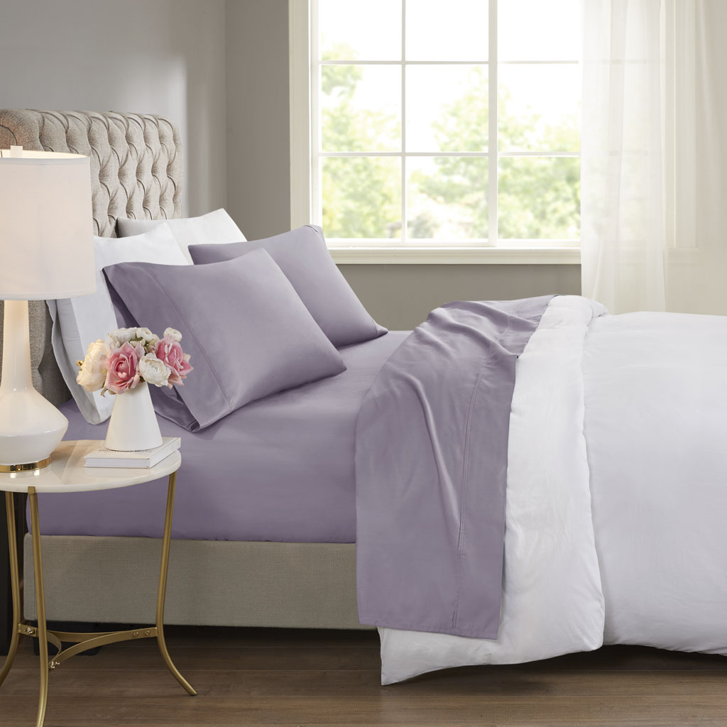 Beautyrest 600 Thread Count Cooling Cotton Blend 4 PC Sheet Set eBay