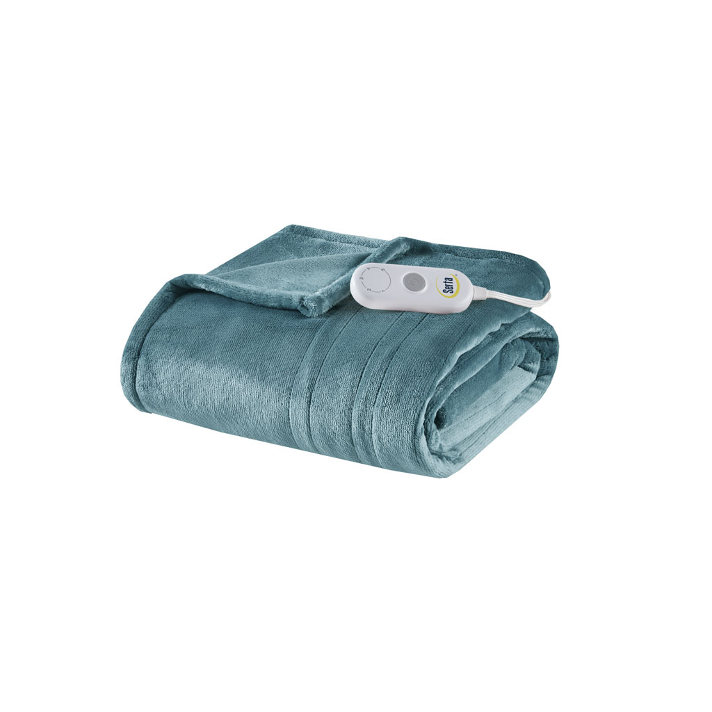 Serta Plush Heated Throw eBay