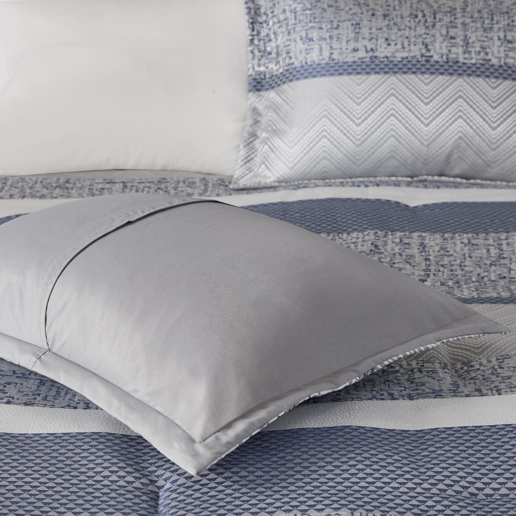 Madison Park Rhapsody 7 Piece Jacquard Comforter Set Ebay