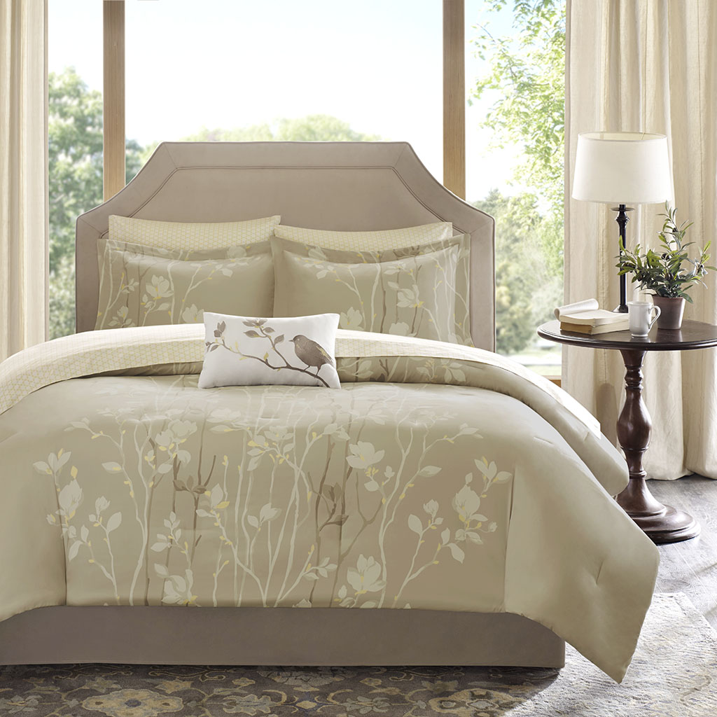 Madison Park Essentials Vaughn Comforter Set with Cotton Bed Sheets eBay