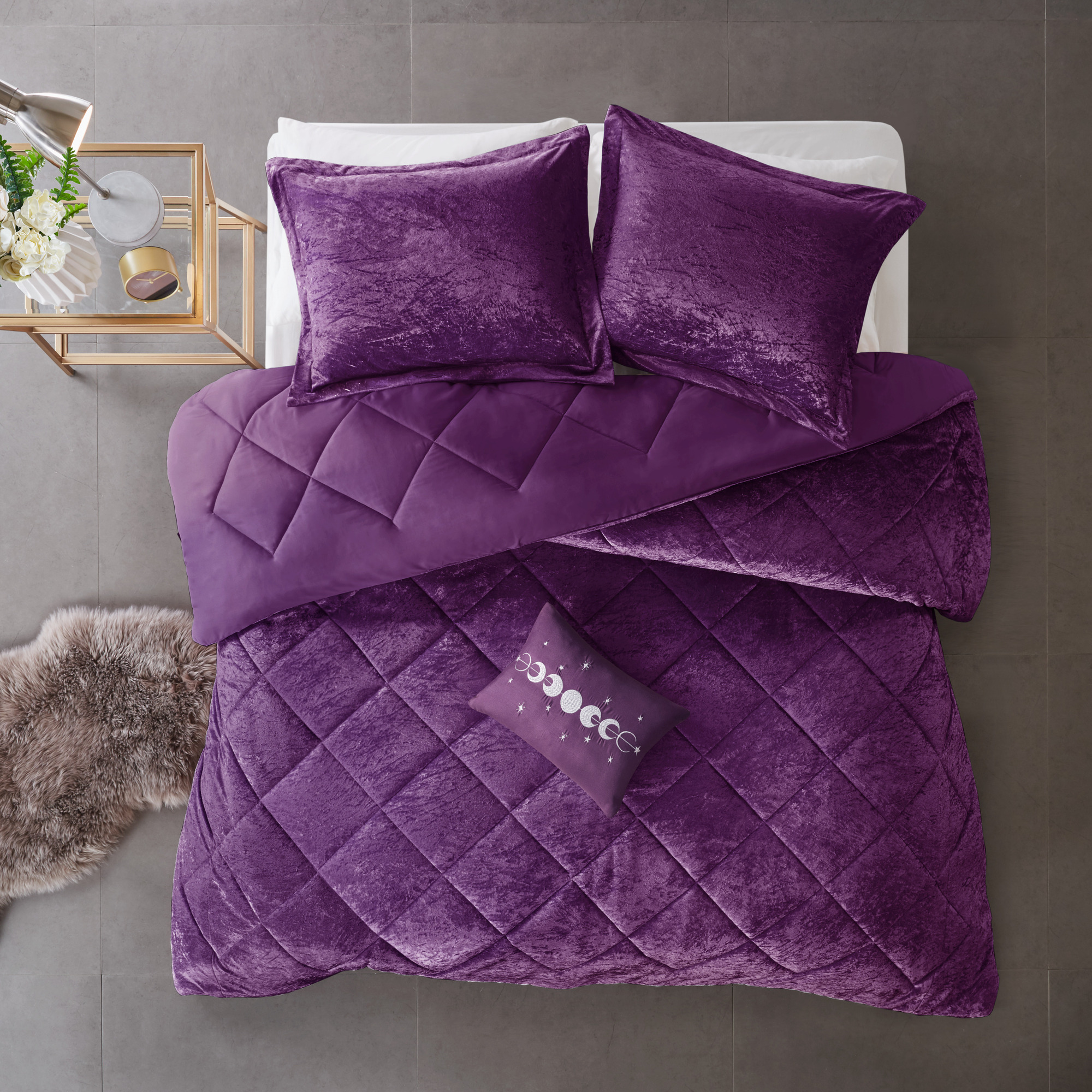 Intelligent Design Felicia Velvet Comforter Set eBay